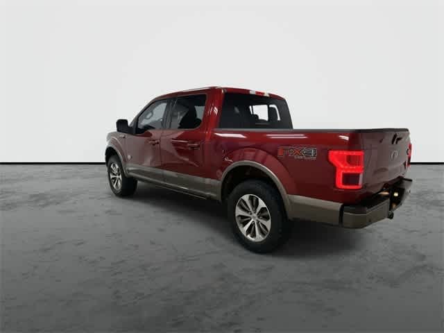 2018 Ford F-150 King Ranch Ruby Red Metallic Tinted Clearcoat/Stone Gray at Mac Haik Ford