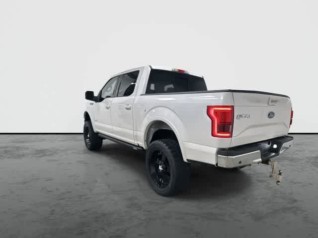 2015 Ford F-150 Lariat White Platinum Metallic Tri-Coat at Tomball Ford