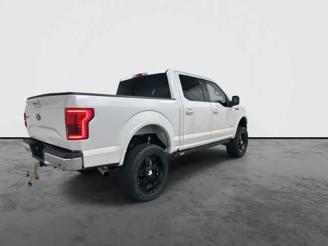 2015 Ford F-150 Lariat White Platinum Metallic Tri-Coat at Tomball Ford