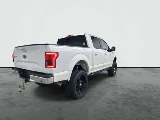 2015 Ford F-150 Lariat White Platinum Metallic Tri-Coat at Tomball Ford