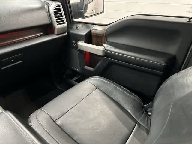 2015 Ford F-150 Lariat White Platinum Metallic Tri-Coat at Tomball Ford