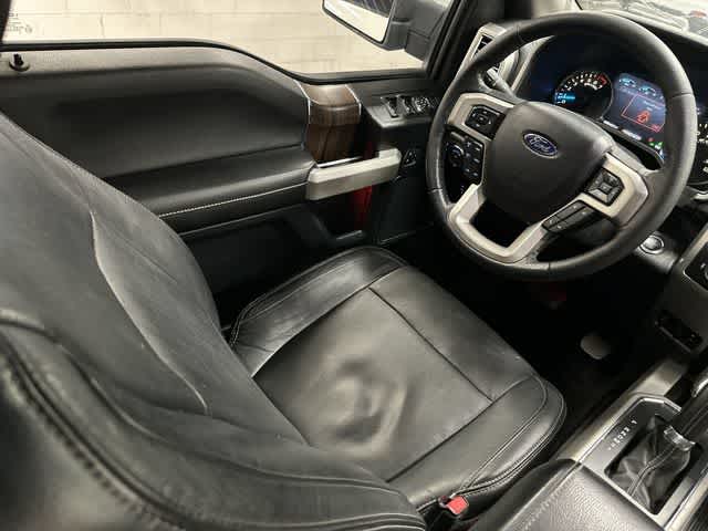 2015 Ford F-150 Lariat White Platinum Metallic Tri-Coat at Tomball Ford