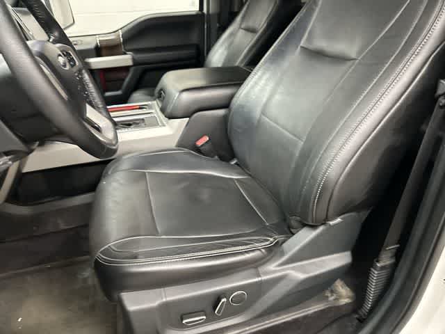 2015 Ford F-150 Lariat White Platinum Metallic Tri-Coat at Tomball Ford
