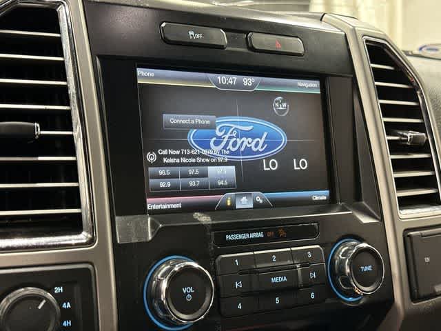 2015 Ford F-150 Lariat White Platinum Metallic Tri-Coat at Tomball Ford