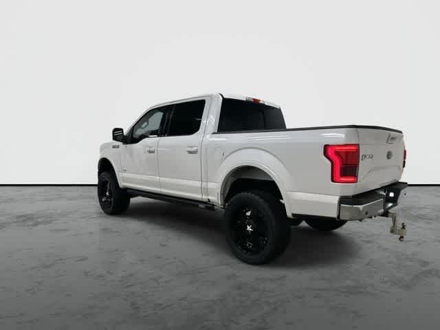 2015 Ford F-150 Lariat White Platinum Metallic Tri-Coat at Tomball Ford