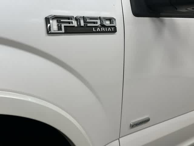 2015 Ford F-150 Lariat White Platinum Metallic Tri-Coat at Tomball Ford