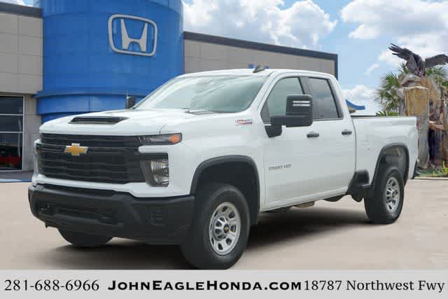 2024 Chevrolet Silverado 2500HD Work Truck Summit White at Honda of Clear Lake