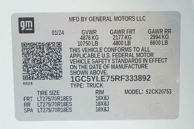 2024 Chevrolet Silverado 2500HD Work Truck Summit White at Honda of Clear Lake