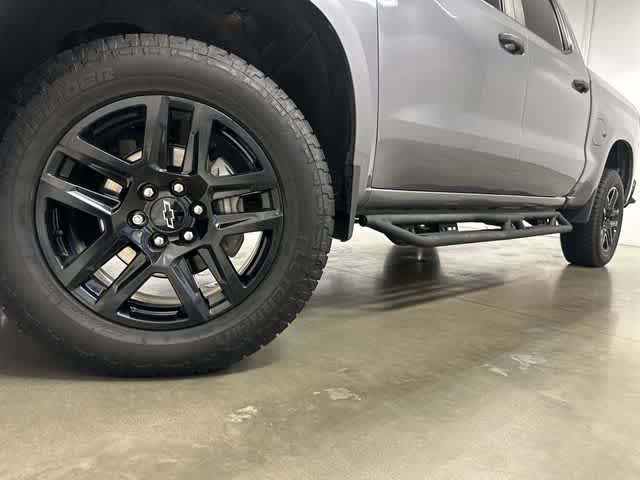 2021 Chevrolet Silverado 1500 Custom Trail Boss Satin Steel Metallic at AutoNation Ford Gulf Fwy