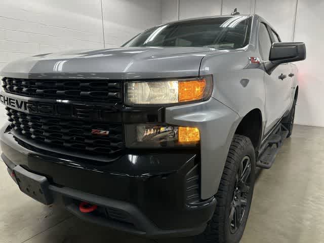 2021 Chevrolet Silverado 1500 Custom Trail Boss Satin Steel Metallic at AutoNation Ford Gulf Fwy