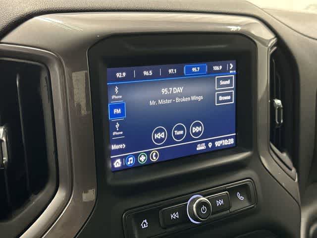 2021 Chevrolet Silverado 1500 Custom Trail Boss Satin Steel Metallic at AutoNation Ford Gulf Fwy