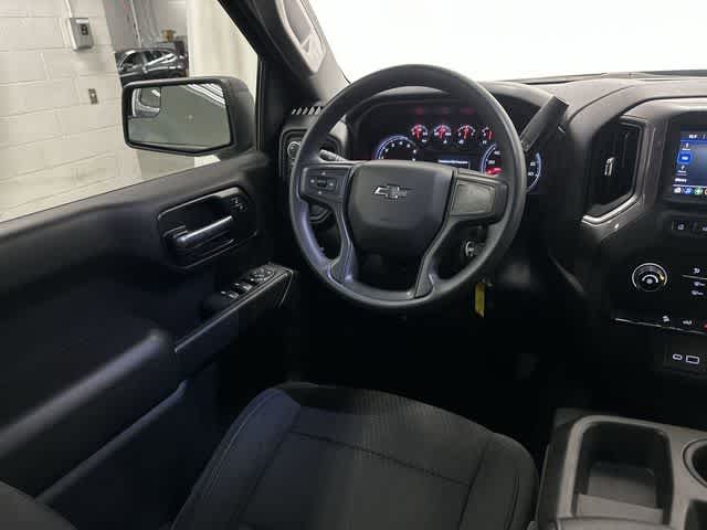 2021 Chevrolet Silverado 1500 Custom Trail Boss Satin Steel Metallic at AutoNation Ford Gulf Fwy