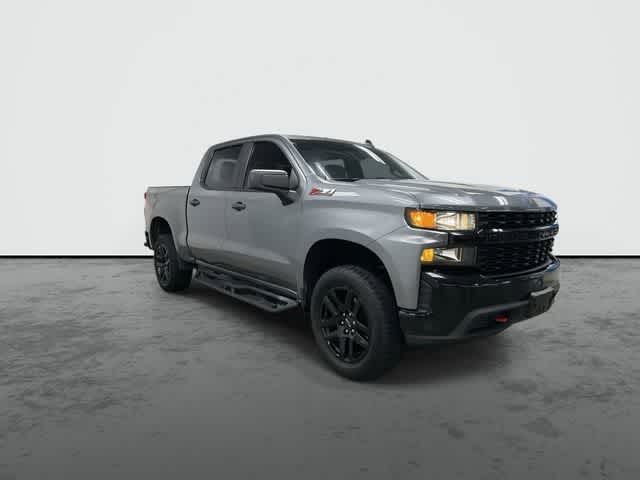 2021 Chevrolet Silverado 1500 Custom Trail Boss Satin Steel Metallic at AutoNation Ford Gulf Fwy