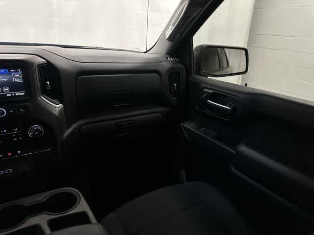 2021 Chevrolet Silverado 1500 Custom Trail Boss Satin Steel Metallic at AutoNation Ford Gulf Fwy