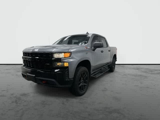 2021 Chevrolet Silverado 1500 Custom Trail Boss Satin Steel Metallic at AutoNation Ford Gulf Fwy