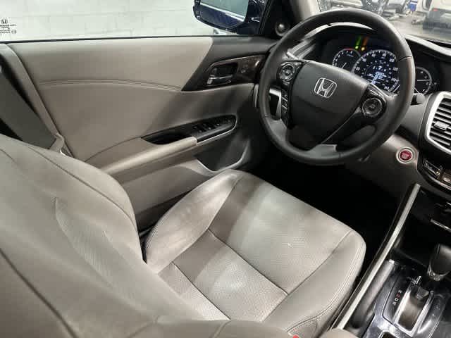 2017 Honda Accord EX-L V6 Obsidian Blue Pearl at Honda of Clear Lake