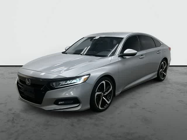 Lunar Silver Metallic 2019 Honda Accord Sedan Front-Wheel Drive Continuously Variable Transmission