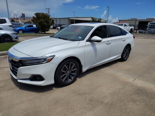 2021 Honda Accord Sedan EX-L Platinum White Pearl at Honda of Clear Lake