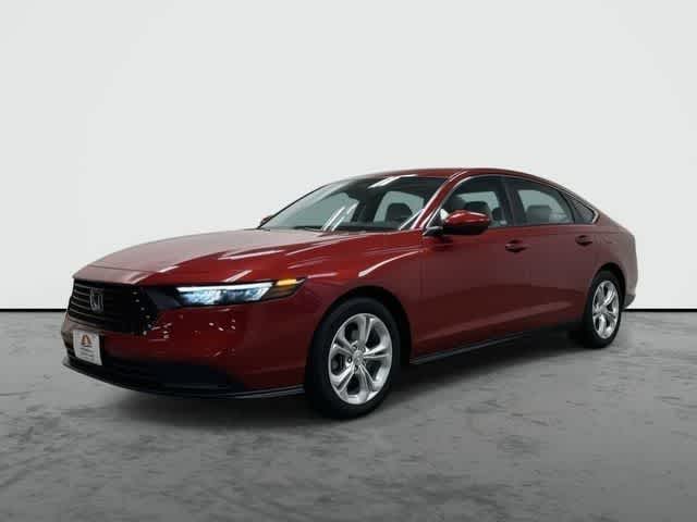 2025 Honda Accord LX Red at Honda of Clear Lake