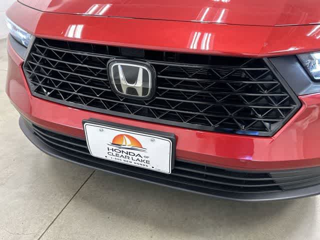 2025 Honda Accord LX Red at Honda of Clear Lake