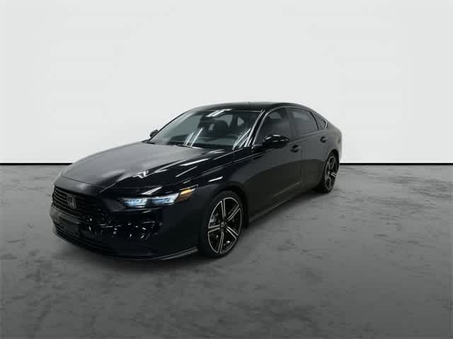 2024 Honda Accord Hybrid Sport Crystal Black Pearl at Honda of Clear Lake