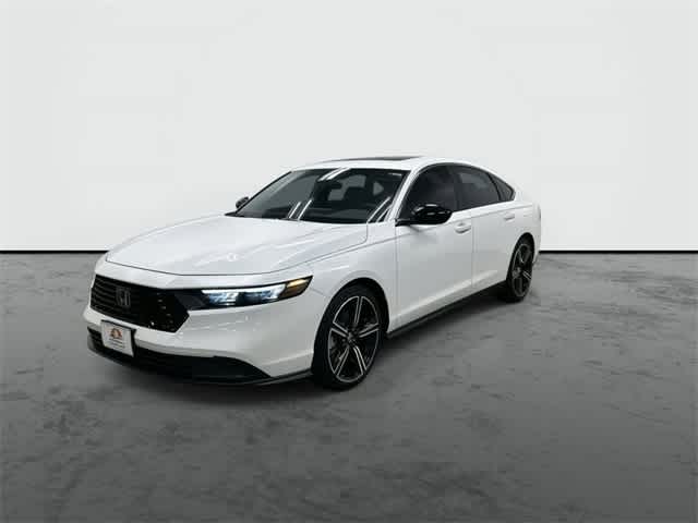 2025 Honda Accord Hybrid Sport Platinum White Pearl at Honda of Clear Lake