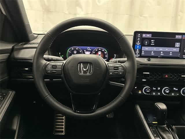 2025 Honda Accord Hybrid Sport Platinum White Pearl at Honda of Clear Lake