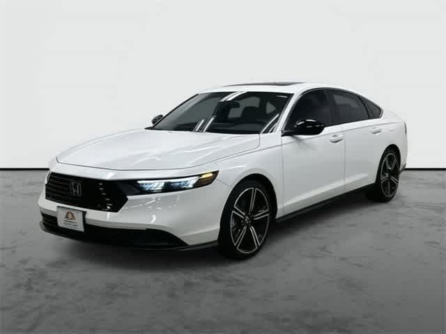 2025 Honda Accord Hybrid Sport Platinum White Pearl at Honda of Clear Lake