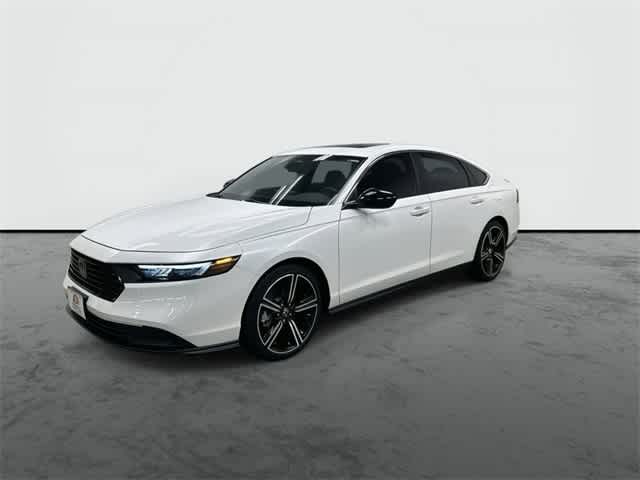 2025 Honda Accord Hybrid Sport Platinum White Pearl at Honda of Clear Lake
