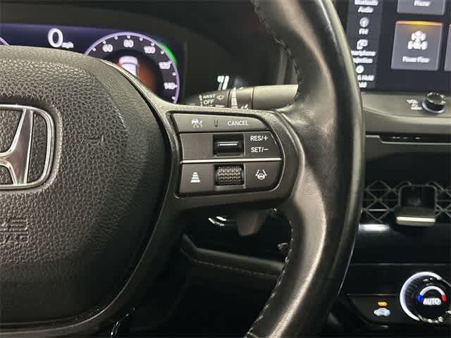 2023 Honda Accord Hybrid Sport Platinum White Pearl at AutoNation Chrysler Jeep Dodge Ram Spring