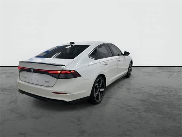 2023 Honda Accord Hybrid Sport Platinum White Pearl at AutoNation Chrysler Jeep Dodge Ram Spring