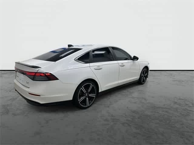 2023 Honda Accord Hybrid Sport Platinum White Pearl at AutoNation Chrysler Jeep Dodge Ram Spring