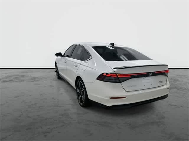 2023 Honda Accord Hybrid Sport Platinum White Pearl at AutoNation Chrysler Jeep Dodge Ram Spring