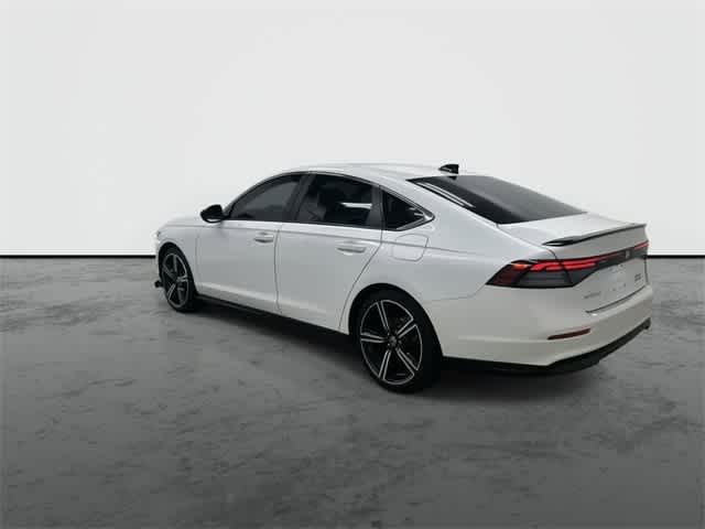 2023 Honda Accord Hybrid Sport Platinum White Pearl at AutoNation Chrysler Jeep Dodge Ram Spring