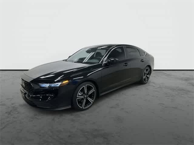 2024 Honda Accord Hybrid Sport Crystal Black Pearl at Honda of Clear Lake