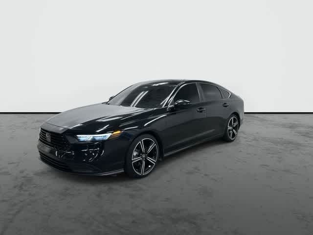 2024 Honda Accord Hybrid Sport Crystal Black Pearl at Beck & Masten Kia