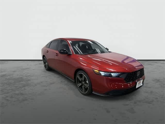 2025 Honda Accord Hybrid Sport Radiant Red Metallic at Honda of Clear Lake