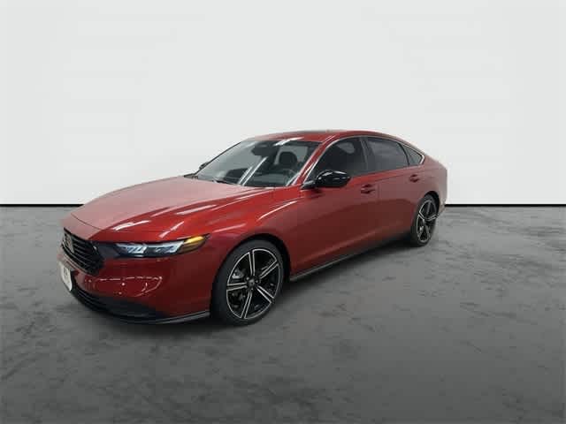 2025 Honda Accord Hybrid Sport Radiant Red Metallic at Honda of Clear Lake