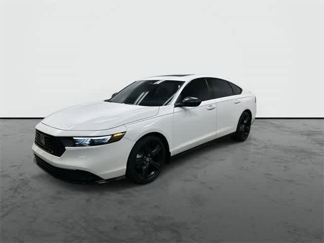 2024 Honda Accord Hybrid Sport-L Platinum White Pearl at Honda of Clear Lake