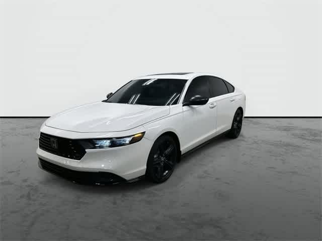 2024 Honda Accord Hybrid Sport-L Platinum White Pearl at Honda of Clear Lake