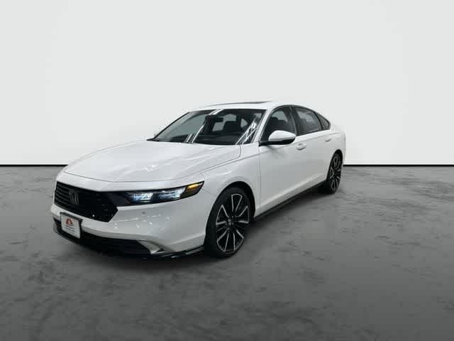 2026 Honda Accord Hybrid Touring Platinum White Pearl at Honda of Clear Lake