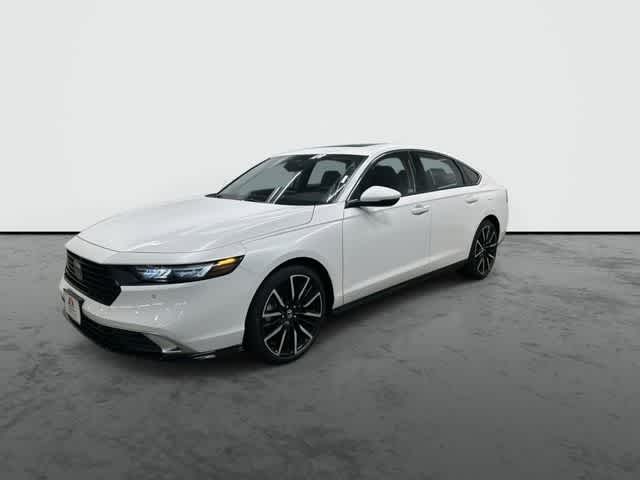 2026 Honda Accord Hybrid Touring Platinum White Pearl at Honda of Clear Lake