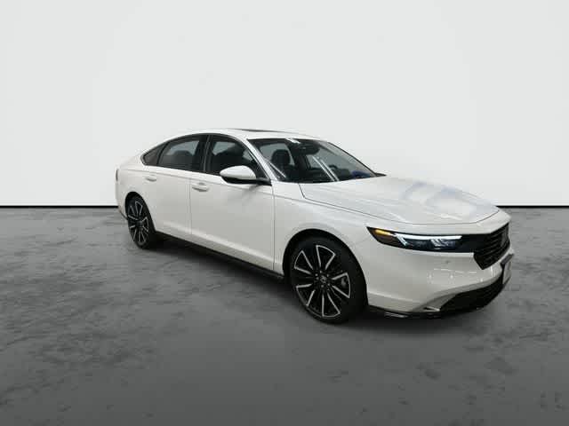 2026 Honda Accord Hybrid Touring Platinum White Pearl at Honda of Clear Lake