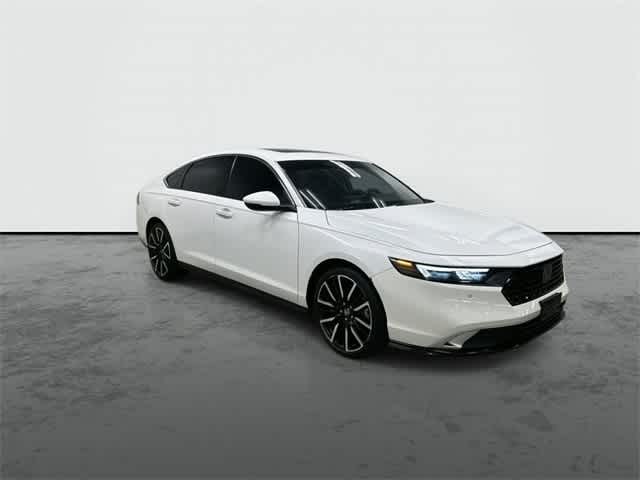 2023 Honda Accord Hybrid Touring Platinum White Pearl at AutoNation USA Houston