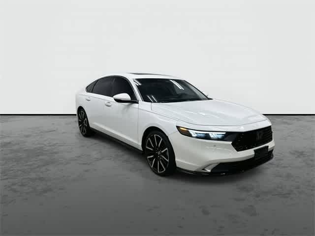 2023 Honda Accord Hybrid Touring Platinum White Pearl at AutoNation USA Houston