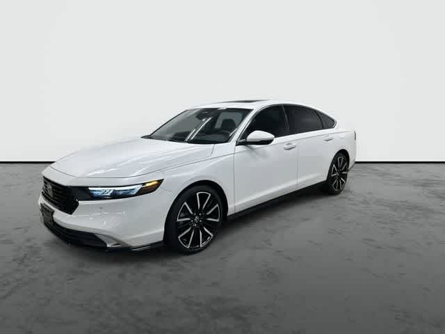 2024 Honda Accord Hybrid Touring Platinum White Pearl at AutoNation Chevrolet Gulf Fwy