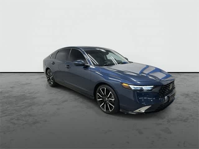 2024 Honda Accord Hybrid Touring Canyon River Blue Metallic at Honda of Clear Lake