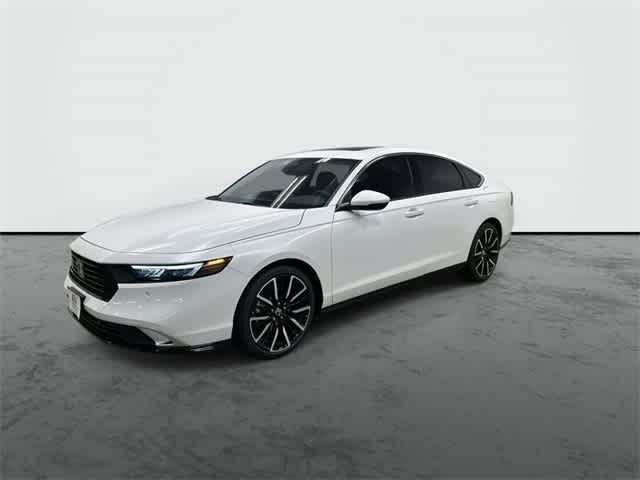 2025 Honda Accord Hybrid Touring Platinum White Pearl at Lexus Southwest Houston