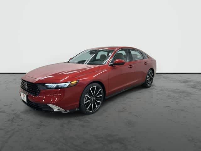 2026 Honda Accord Hybrid Touring Radiant Red Metallic at Honda of Clear Lake