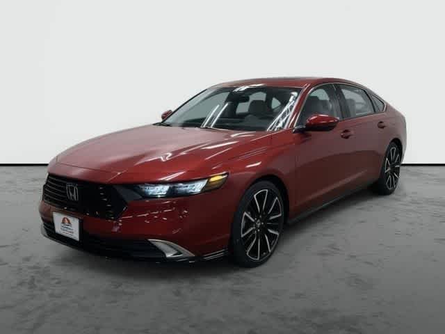 2026 Honda Accord Hybrid Touring Radiant Red Metallic at Honda of Clear Lake